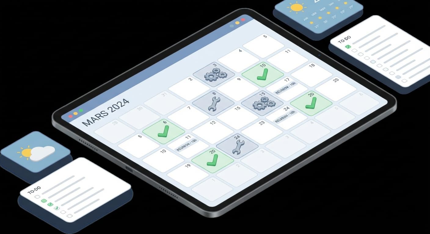 Maintenance préventive planifiée
